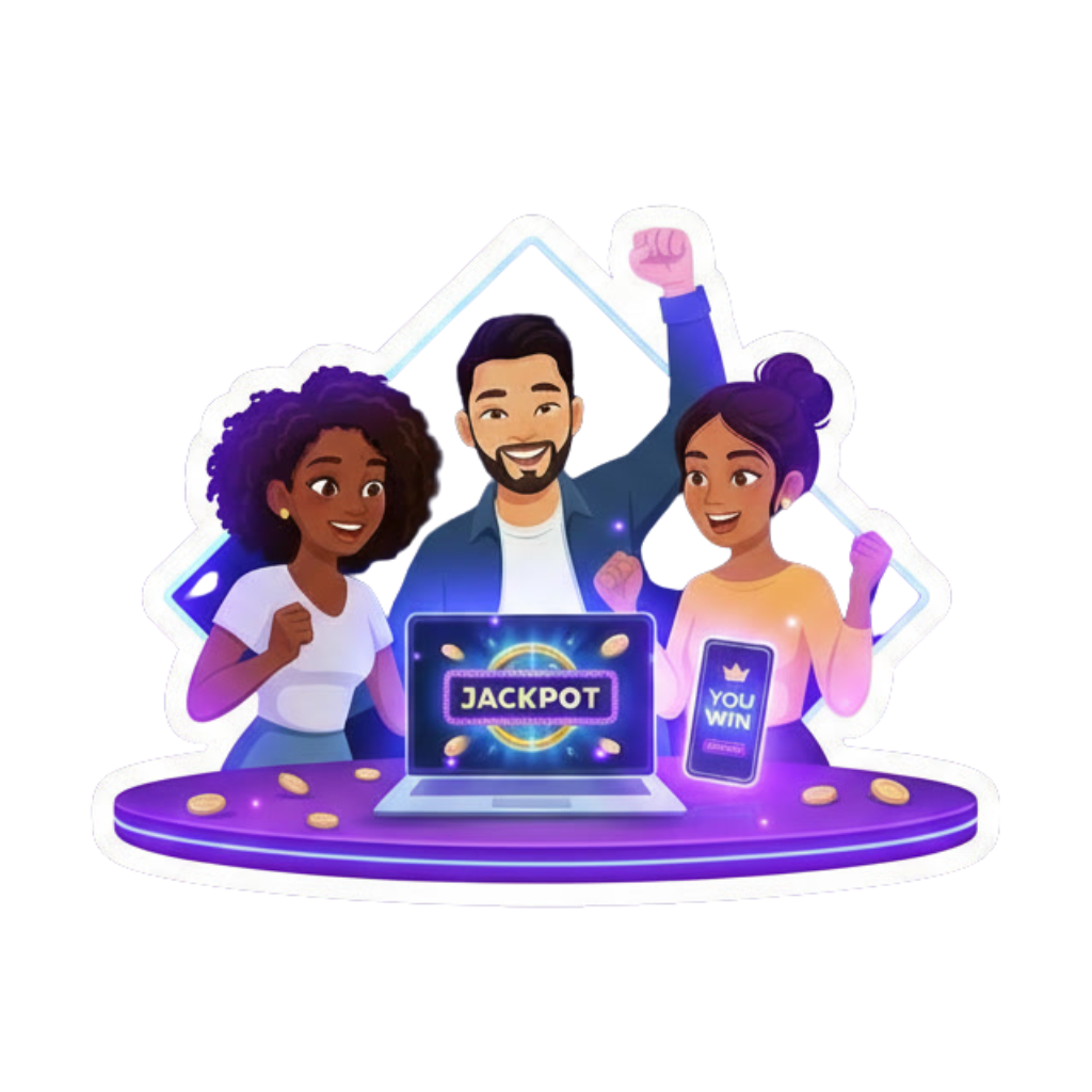 Casino mascot illustration